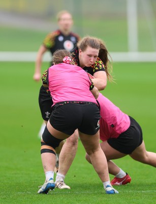 030426 - Wales Women Rugby Training session - Alaw Pyrs during training ahead of the start of the Women’s 6 Nations