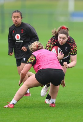 030426 - Wales Women Rugby Training session - Gwen Crabb during training ahead of the start of the Women’s 6 Nations