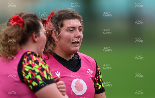 030426 - Wales Women Rugby Training session - Stella Orrin during training ahead of the start of the Women’s 6 Nations