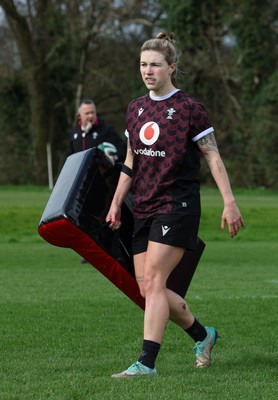 040424 - Wales Women’s Rugby Training Session -  during training session ahead of Wales’ next Women’s 6 Nations match against Ireland