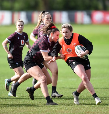 170518 - Wales Rugby Training session ahead of their game against Ireland - Hannah Bluck during training