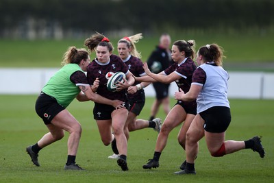 170518 - Wales Rugby Training session ahead of their game against Ireland - Bryonie King  during training