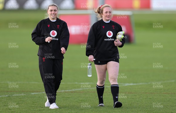 040424 - Wales Women’s Rugby Training Session -  during training session ahead of Wales’ next Women’s 6 Nations match against Ireland