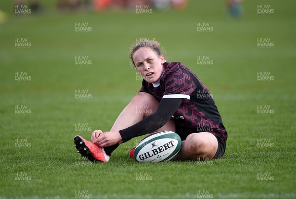 170518 - Wales Rugby Training session ahead of their game against Ireland - Jenny Hesketh  during training