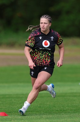 050526 - Wales Women Rugby Training Session - Amy Williams during training ahead of the 6 Nations match against Ireland