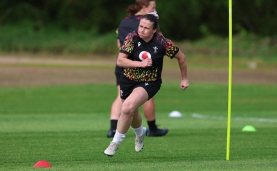 050526 - Wales Women Rugby Training Session - Kayleigh Powell during training ahead of the 6 Nations match against Ireland