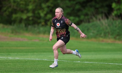 050526 - Wales Women Rugby Training Session - Nikita Prothero during training ahead of the 6 Nations match against Ireland