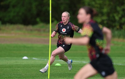 050526 - Wales Women Rugby Training Session - Nikita Prothero during training ahead of the 6 Nations match against Ireland