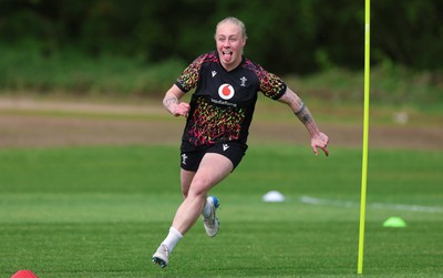 050526 - Wales Women Rugby Training Session - Nikita Prothero during training ahead of the 6 Nations match against Ireland