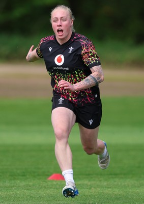 050526 - Wales Women Rugby Training Session - Nikita Prothero during training ahead of the 6 Nations match against Ireland