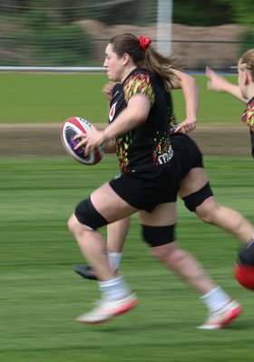 050526 - Wales Women Rugby Training Session - Gwen Crabb during training ahead of the 6 Nations match against Ireland