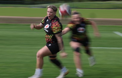 050526 - Wales Women Rugby Training Session - Donna Rose during training ahead of the 6 Nations match against Ireland