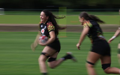 050526 - Wales Women Rugby Training Session - Jorja Aiono during training ahead of the 6 Nations match against Ireland