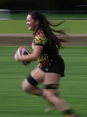 050526 - Wales Women Rugby Training Session - Jorja Aiono during training ahead of the 6 Nations match against Ireland