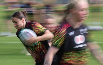 050526 - Wales Women Rugby Training Session - Jasmine Joyce during training ahead of the 6 Nations match against Ireland