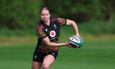050526 - Wales Women Rugby Training Session - Carys Cox during training ahead of the 6 Nations match against Ireland