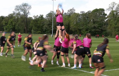050526 - Wales Women Rugby Training Session - Alisha Joyce during training ahead of the 6 Nations match against Ireland