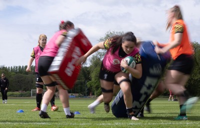 050526 - Wales Women Rugby Training Session - Jorja Aiono during training ahead of the 6 Nations match against Ireland
