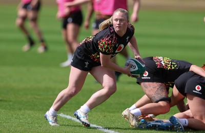 050526 - Wales Women Rugby Training Session - Seren Lockwood during training ahead of the 6 Nations match against Ireland