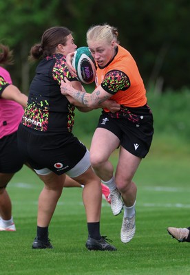 050526 - Wales Women Rugby Training Session - Nikita Prothero during training ahead of the 6 Nations match against Ireland