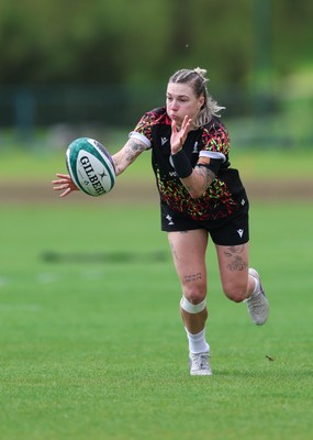 050526 - Wales Women Rugby Training Session - Keira Bevan during training ahead of the 6 Nations match against Ireland