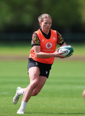 050526 - Wales Women Rugby Training Session - Carys Cox during training ahead of the 6 Nations match against Ireland