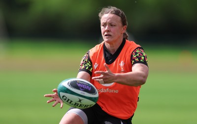 050526 - Wales Women Rugby Training Session - Lleucu George during training ahead of the 6 Nations match against Ireland