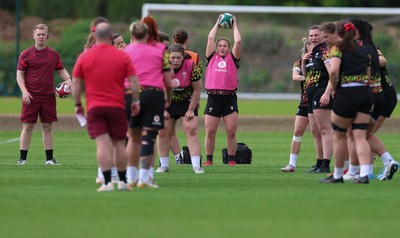050526 - Wales Women Rugby Training Session - Molly Reardon during training ahead of the 6 Nations match against Ireland