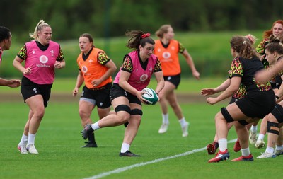 050526 - Wales Women Rugby Training Session - Branwen Metcalfe during training ahead of the 6 Nations match against Ireland