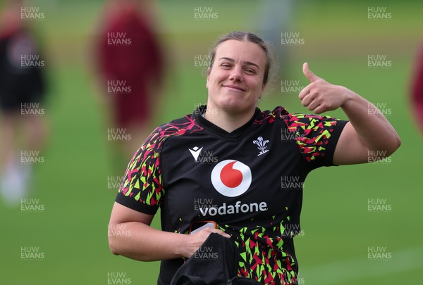 050526 - Wales Women Rugby Training Session - Carys Phillips during training ahead of the 6 Nations match against Ireland