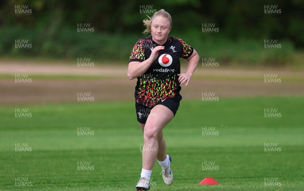 050526 - Wales Women Rugby Training Session - Seren Lockwood during training ahead of the 6 Nations match against Ireland