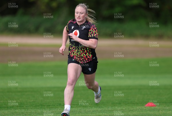 050526 - Wales Women Rugby Training Session - Seren Lockwood during training ahead of the 6 Nations match against Ireland