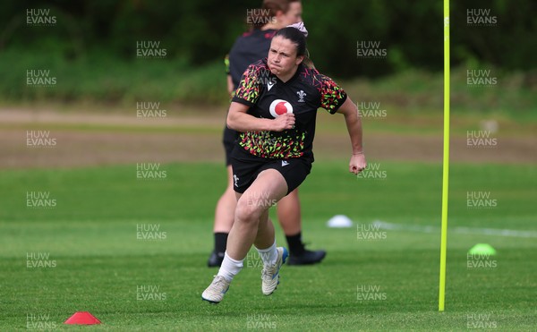 050526 - Wales Women Rugby Training Session - Kayleigh Powell during training ahead of the 6 Nations match against Ireland