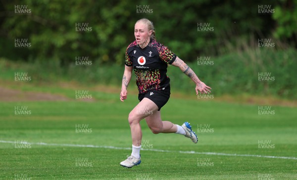 050526 - Wales Women Rugby Training Session - Nikita Prothero during training ahead of the 6 Nations match against Ireland