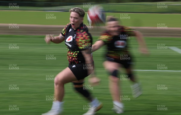 050526 - Wales Women Rugby Training Session - Donna Rose during training ahead of the 6 Nations match against Ireland
