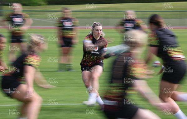 050526 - Wales Women Rugby Training Session - Keira Bevan during training ahead of the 6 Nations match against Ireland