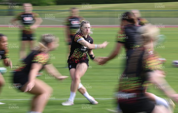 050526 - Wales Women Rugby Training Session - Keira Bevan during training ahead of the 6 Nations match against Ireland