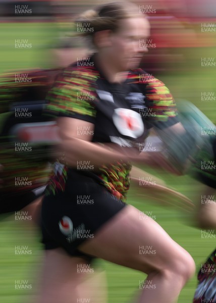 050526 - Wales Women Rugby Training Session - Carys Cox during training ahead of the 6 Nations match against Ireland