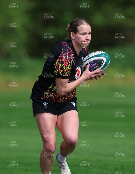 050526 - Wales Women Rugby Training Session - Carys Cox during training ahead of the 6 Nations match against Ireland