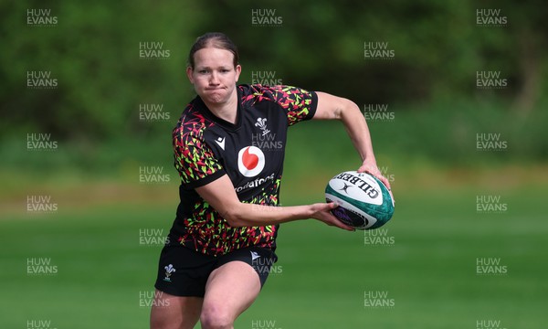 050526 - Wales Women Rugby Training Session - Carys Cox during training ahead of the 6 Nations match against Ireland