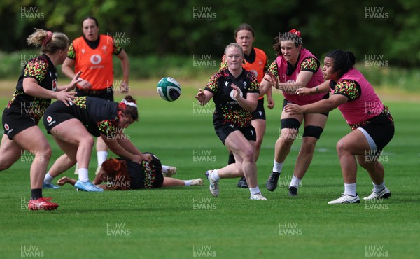 050526 - Wales Women Rugby Training Session - Seren Lockwood during training ahead of the 6 Nations match against Ireland