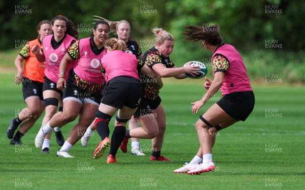 050526 - Wales Women Rugby Training Session - Molly Reardon during training ahead of the 6 Nations match against Ireland