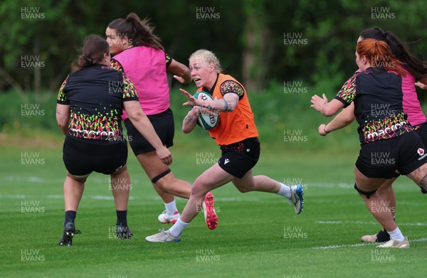 050526 - Wales Women Rugby Training Session - Nikita Prothero during training ahead of the 6 Nations match against Ireland