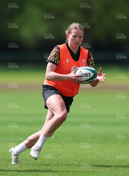050526 - Wales Women Rugby Training Session - Carys Cox during training ahead of the 6 Nations match against Ireland