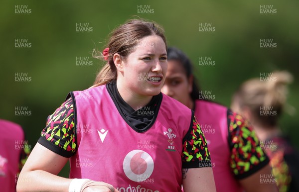 050526 - Wales Women Rugby Training Session - Gwen Crabb during training ahead of the 6 Nations match against Ireland