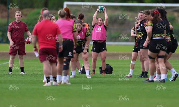 050526 - Wales Women Rugby Training Session - Molly Reardon during training ahead of the 6 Nations match against Ireland