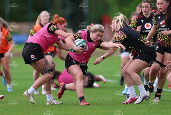 050526 - Wales Women Rugby Training Session - Molly Reardon during training ahead of the 6 Nations match against Ireland