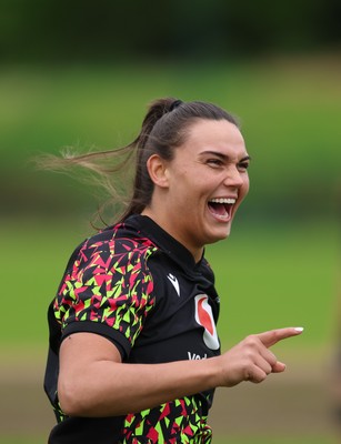 060526 - Wales Women Rugby Training Session - Bryonie King during training ahead of the 6 Nations match against Ireland