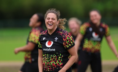 060526 - Wales Women Rugby Training Session - Natalia John during training ahead of the 6 Nations match against Ireland