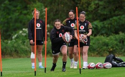 060526 - Wales Women Rugby Training Session - Lleucu George during training ahead of the 6 Nations match against Ireland